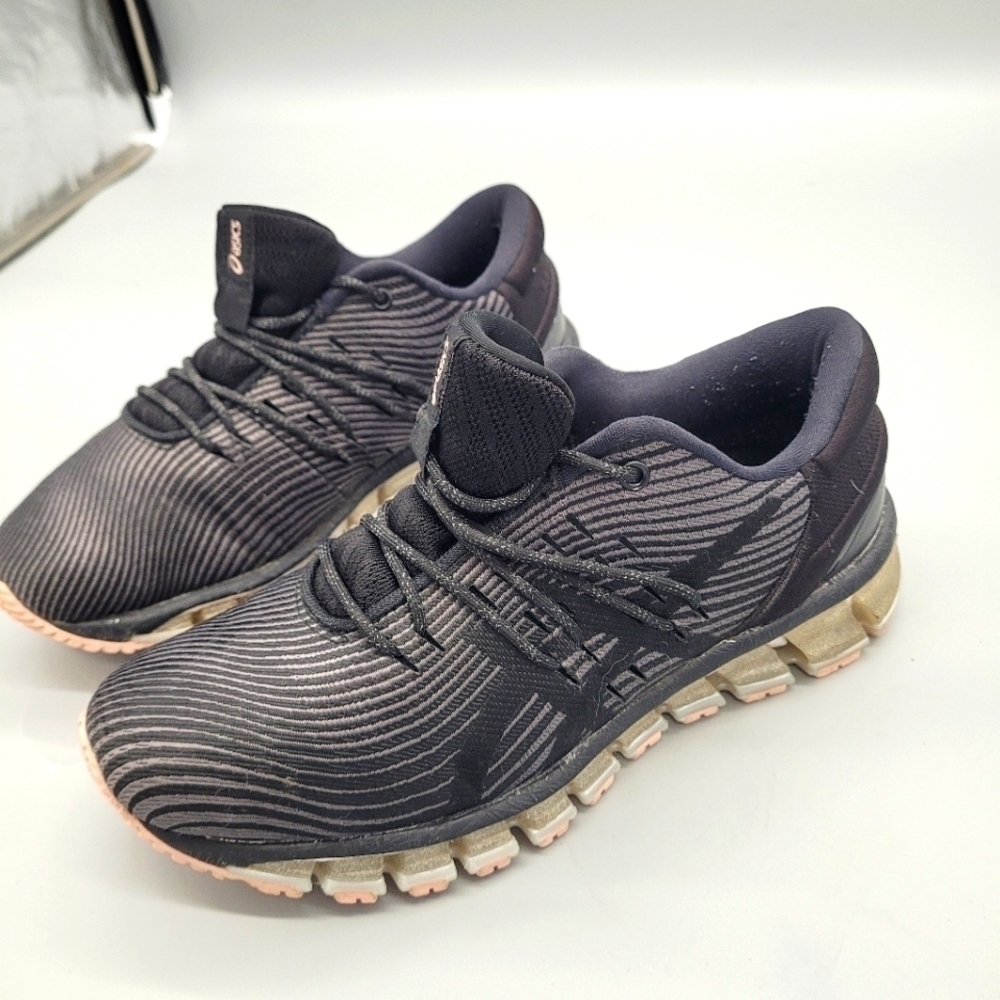 ASICS GEL-Quantum 360 4 Women Size 6 Shoes Carbon / Black / Pink